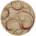 Nourison Somerset Area Rug Collection Beige 5 Ft 6 In. X 5 Ft 6 In. Round 99446004772